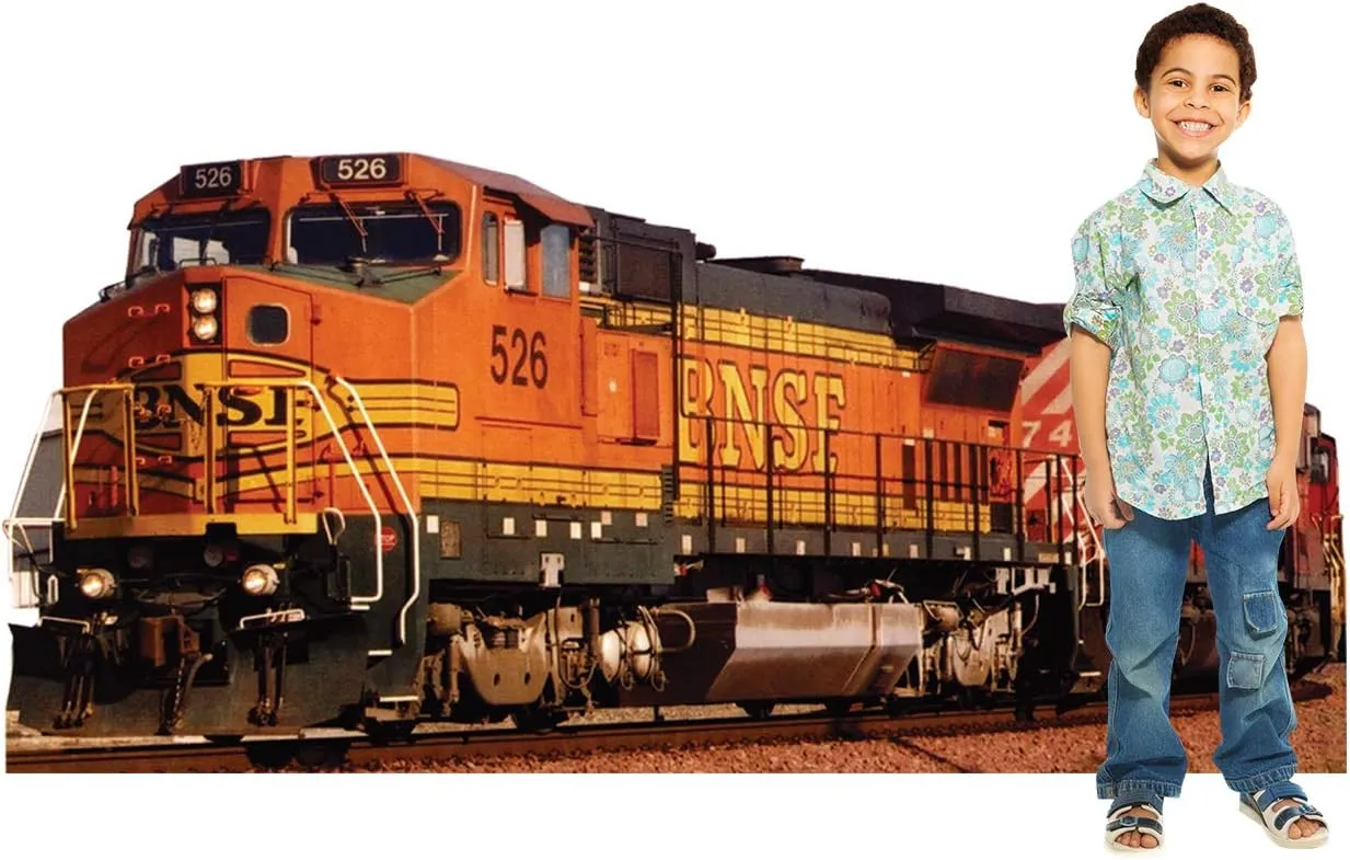 Cardboard People BNSF Train 526 Life Size Cardboard Cutout Standup