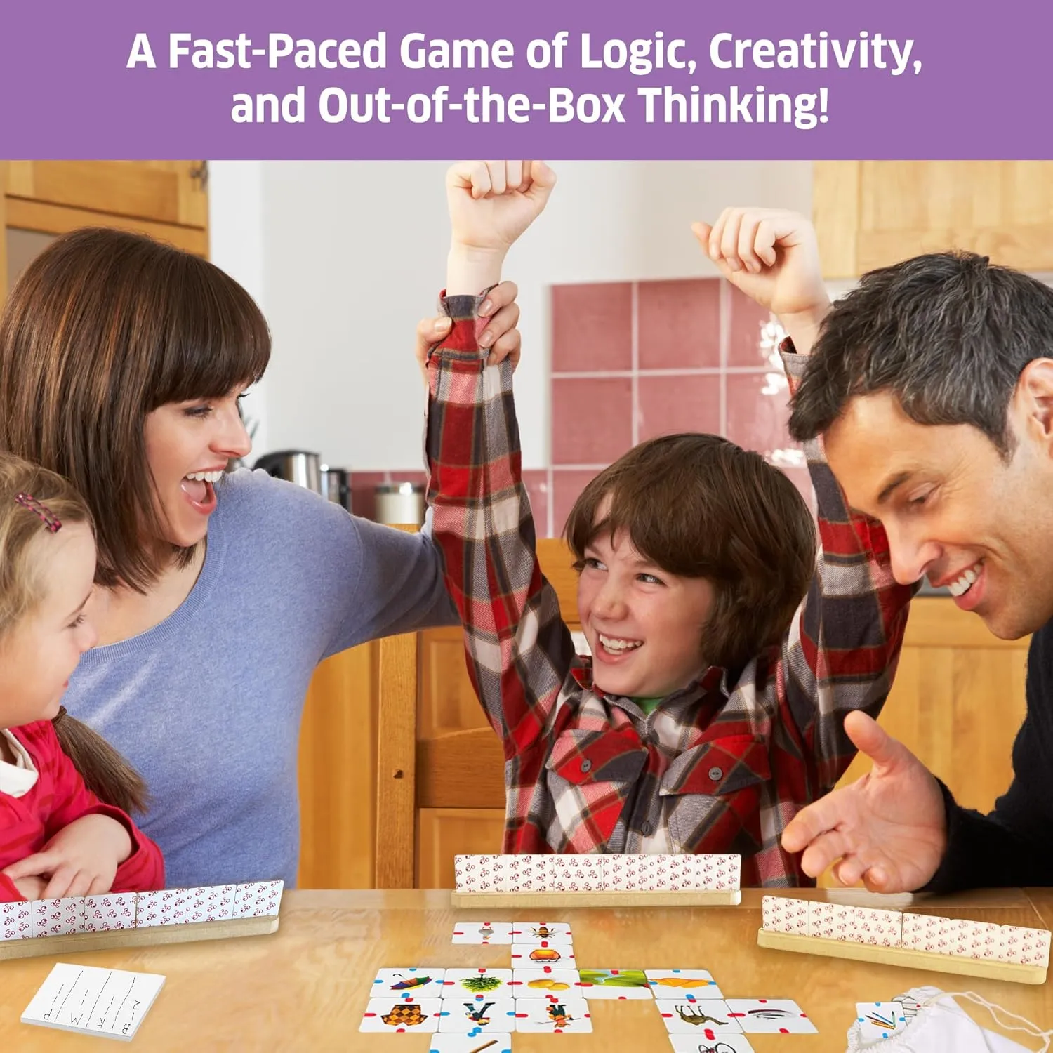 Chalk and Chuckles Board Game - Why Connect Educational and Family Game for Kids Age 6-12 Years, Speech Therapy Tool
