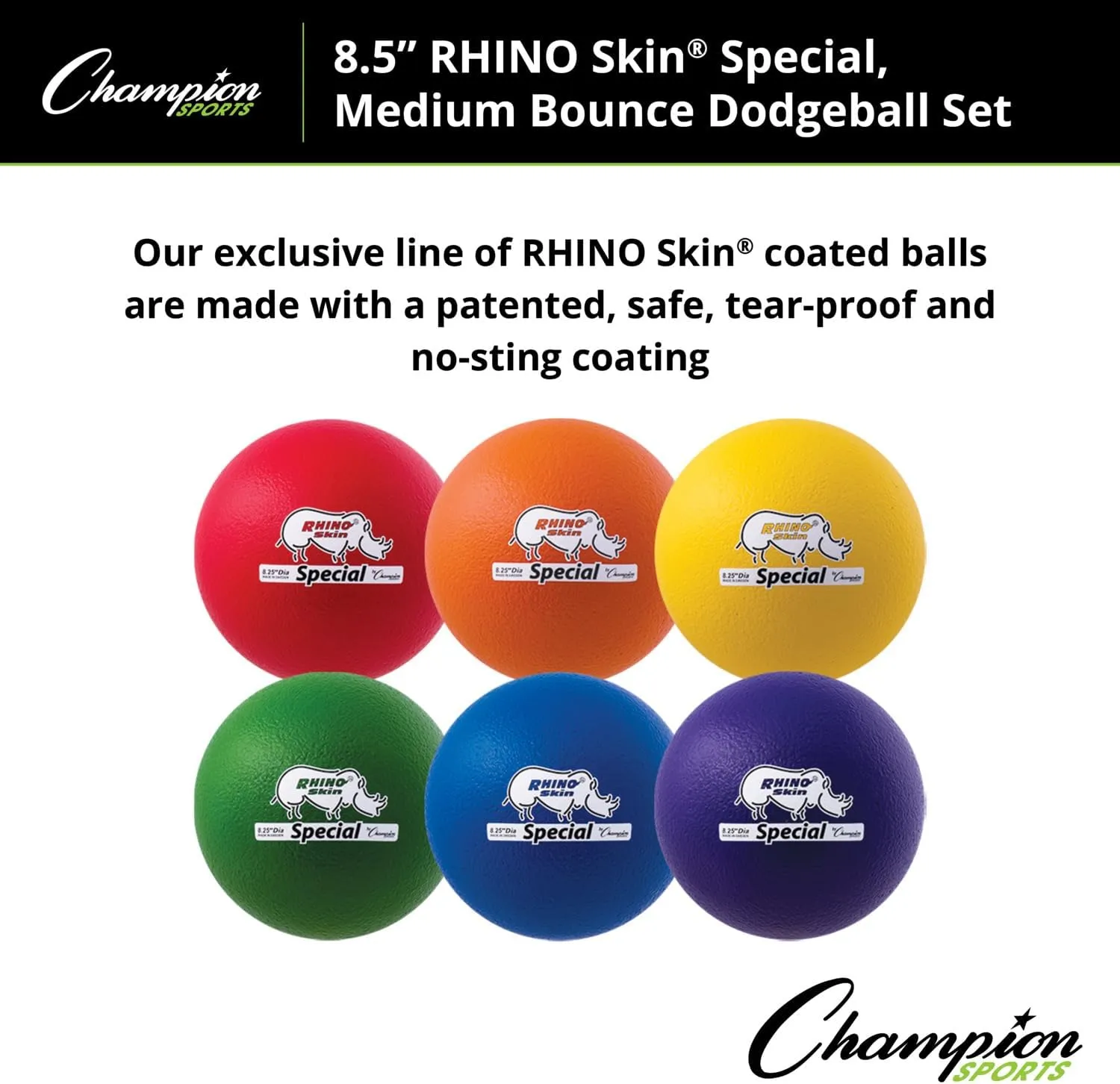Champion Sports Rhino Skin Special Playground Ball
