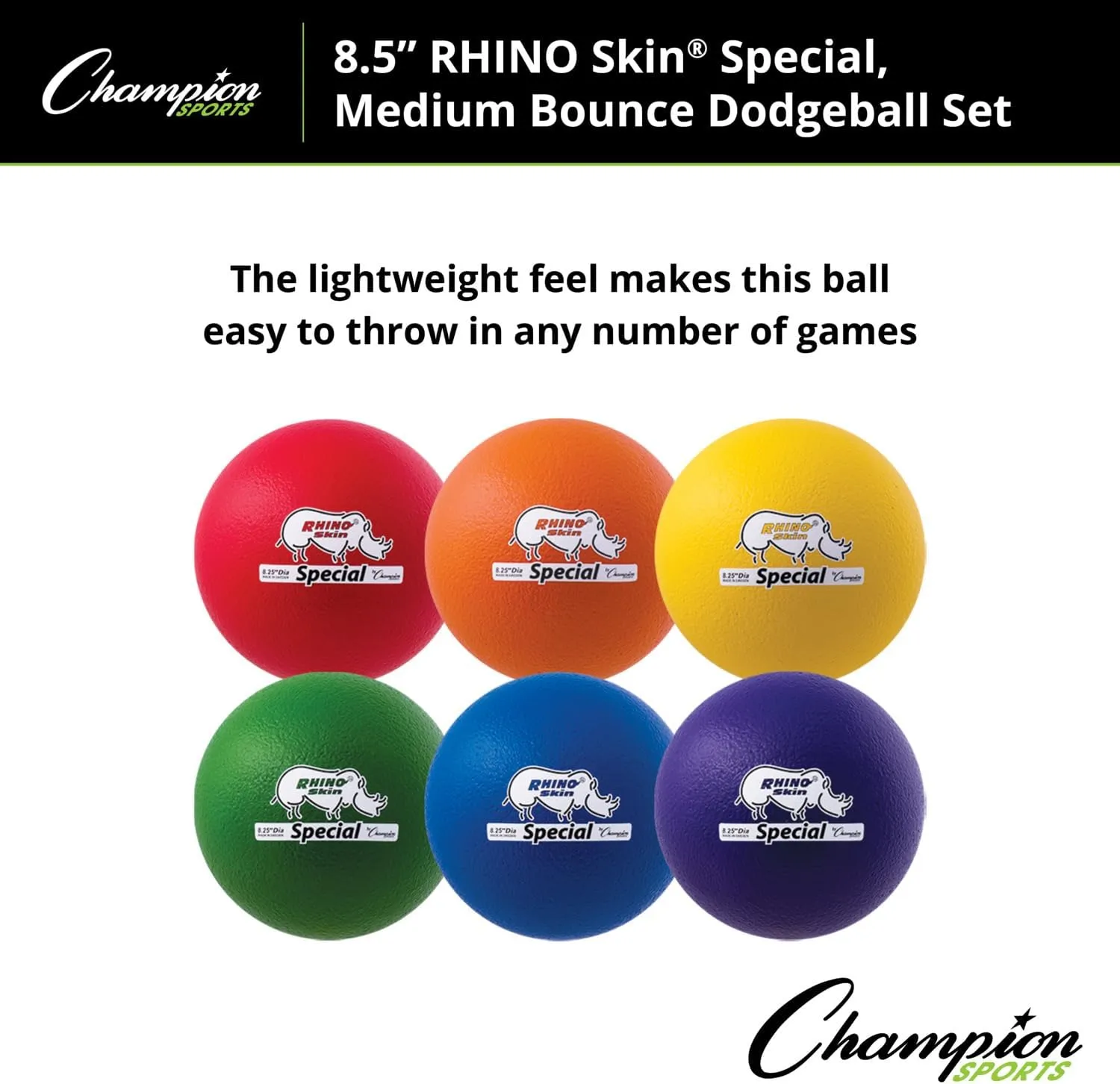 Champion Sports Rhino Skin Special Playground Ball