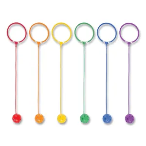 Champion Sports Swing Ball Set, 5.5" Diameter, Assorted Colors, 6/set