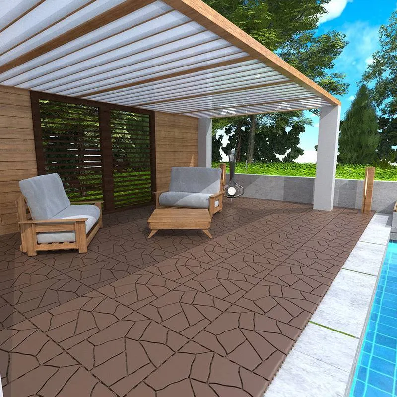Chic Stone Interlocking Patio Tiles