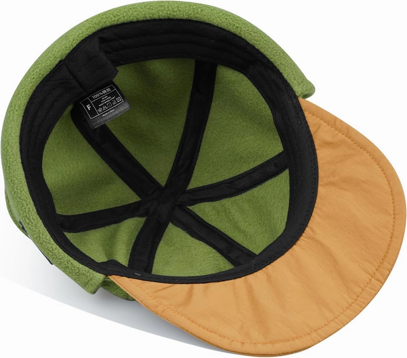 Clakllie Men's Winter Earflaps Baseball Hat - Cold Weather Trapper Ushanka Russian With Brim - Foldable Elmer Fudd