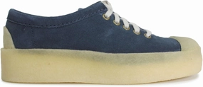 Clarks Originals Womens Tor Hoop Suede Navy Shoes 7.5 US