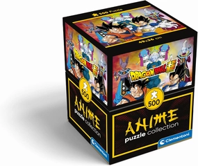Clementoni | Dragon Ball Super Puzzle for Children 14 Years  | 500 Pieces | Dimensions 49 x 36 cm | Made in Italy | Recycled Materials | Missing Pieces Support | Anime Puzzle