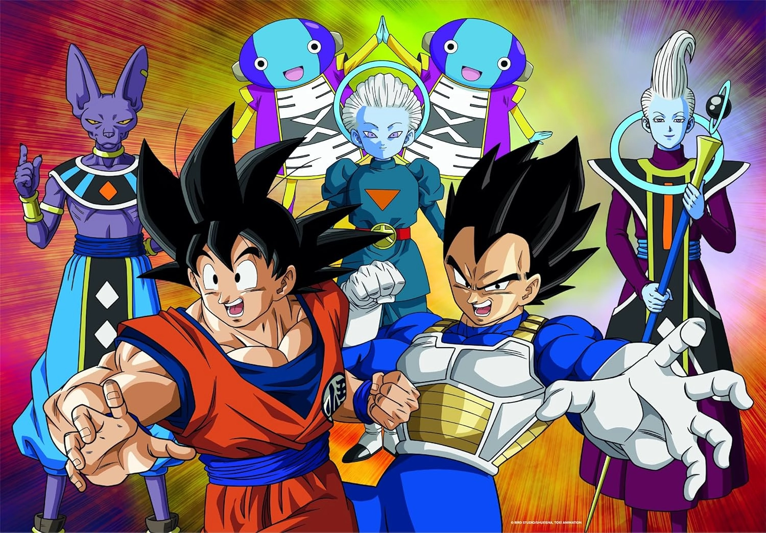 Clementoni | Dragon Ball Super Puzzle for Children 14 Years  | 500 Pieces | Dimensions 49 x 36 cm | Made in Italy | Recycled Materials | Missing Pieces Support | Anime Puzzle