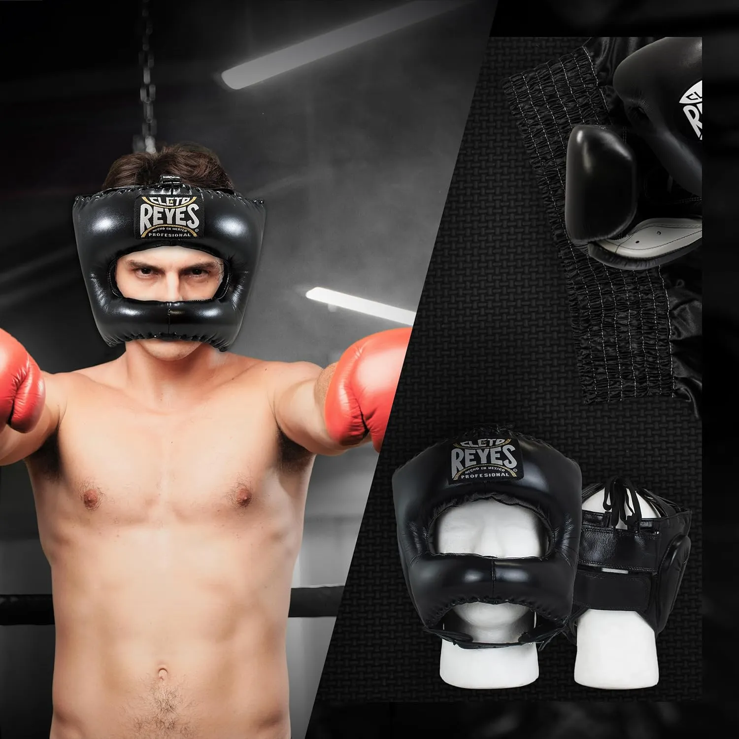 CLETO REYES Boxing Traditional Headgear for Men and Women, Sparring Fighting Sports, Kickboxing, MMA, Muay Thai