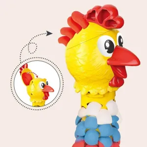 Colorful Feather Chicken Toy - DIY Fun Pet Plaything