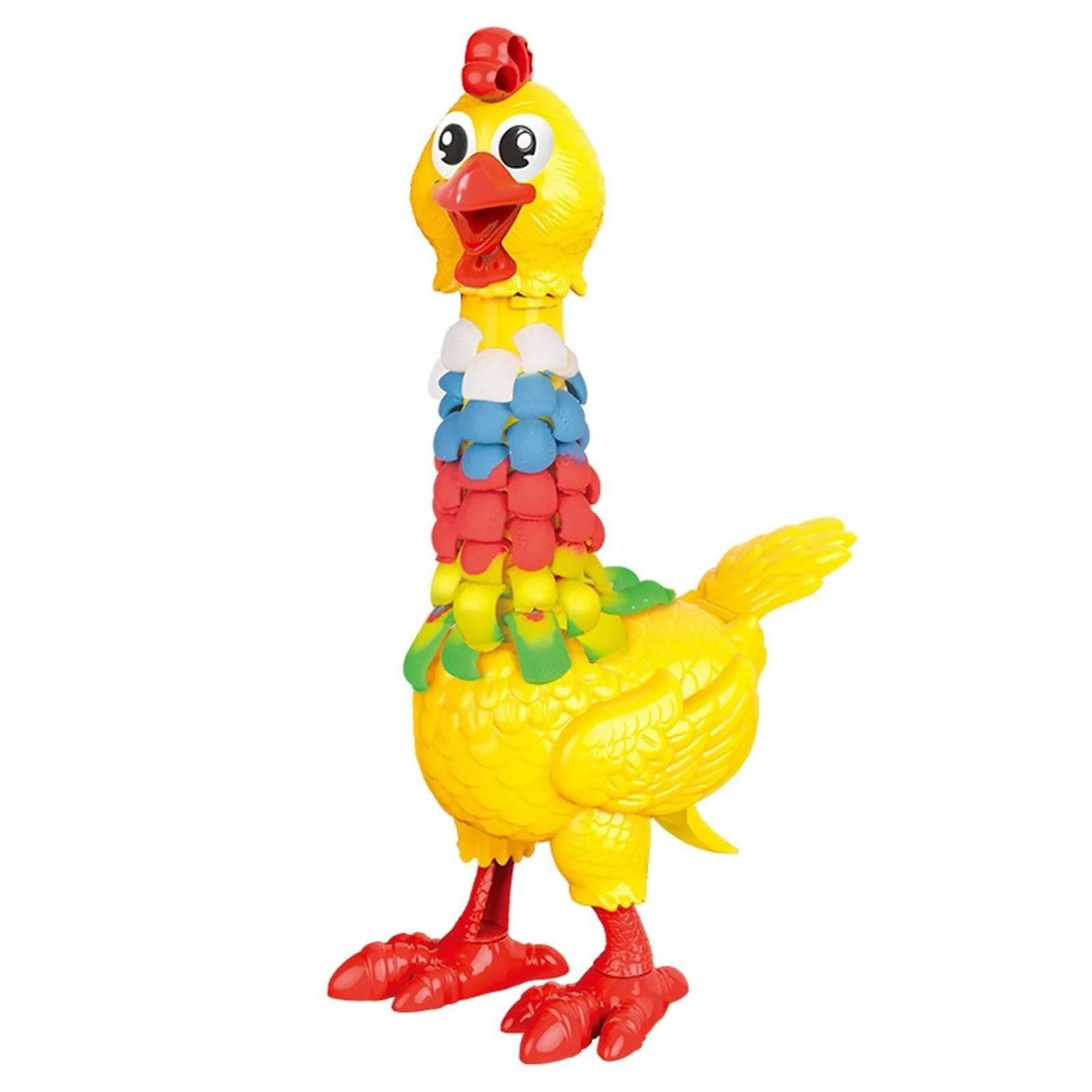 Colorful Feather Chicken Toy - DIY Fun Pet Plaything