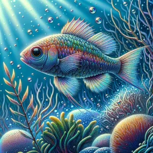 Colorful Fish in Underwater Paradise 1500 Pieces Wooden Jigsaw Puzzles for Adults Children Educational Intellectual Puzzle Toys Home Decoration Art DIY Toy Gift