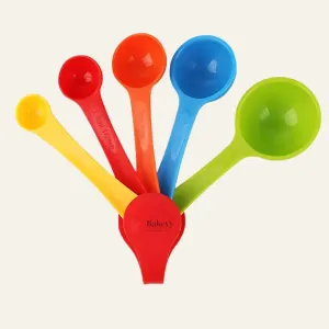 Colorful Measuring Spoon Set Of 5| Bright and Durable Kitchen Essential