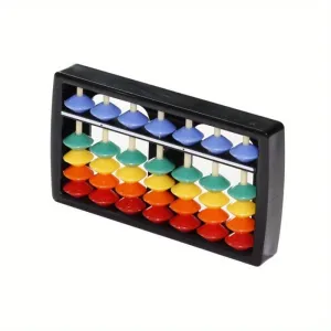 Colorful Rainbow Abacus Calculator for Kids - 5 Beads