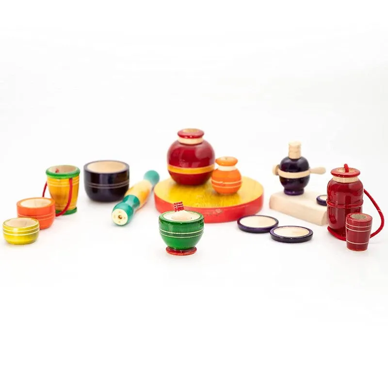 Colorful Wooden Kitchen Set (3-8 Years)