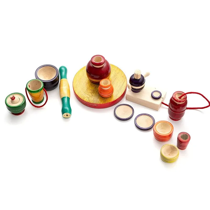 Colorful Wooden Kitchen Set (3-8 Years)