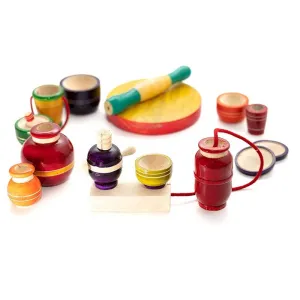 Colorful Wooden Kitchen Set (3-8 Years)