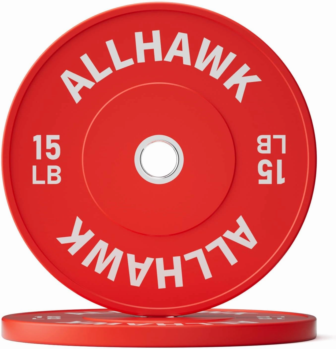 Colorful Olympic Bumper Plates, 2-inch Stainless Steel Insert, Virgin Rubber Weight Plate Set for Barbell Weight Lifting and Strength Training Home Gym