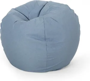 Comfortable 3-Foot Bean Bag for Relaxation, Soft Foam Filling, Removable Cover, Teal Color