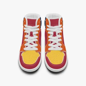 Connecticut Sun Fan Unofficial High-top Shoes, sneakers, trainers Unisex for Kids 860 Girls' High-Top Basketball Shoes by Niche Era