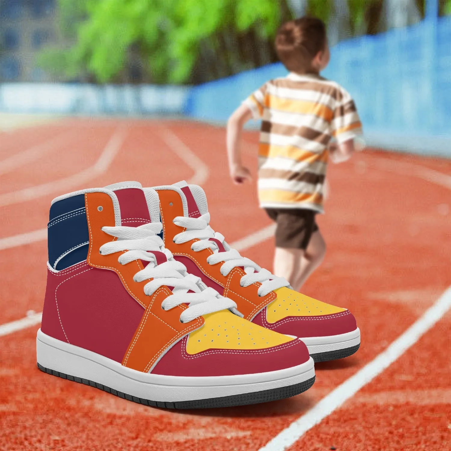 Connecticut Sun Fan Unofficial High-top Shoes, sneakers, trainers Unisex for Kids 860 Girls' High-Top Basketball Shoes by Niche Era