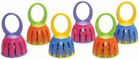 Constructive Playthings Baby Bell Toys, Multicolor (Set of 6)