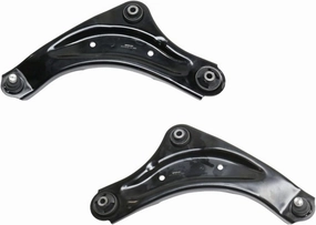 Control Arm Set of 2 Lower Front Left & Lower Right Driver & Passenger Side with Joints Rubber Bushing Compatible with Nissan Juke Nismo 13-15 & Nismo RS 14-15 & S/SL/SV 11-15