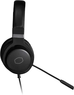 Cooler Master MH-751 MH751 2.0 Gaming Headset with Plush, Swiveled Earcups, 40mm Neodymium Drivers, and Omni-Directional Boom Mic for PC, PS4, and Xbox,Black
