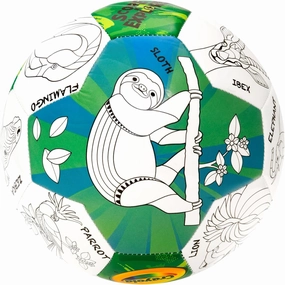 Crayola Score N’ Explore Officially Licensed 5” Color Ball, Interactive Coloring Soccer Ball for Kids, Fun Learning Toy Activity Ball