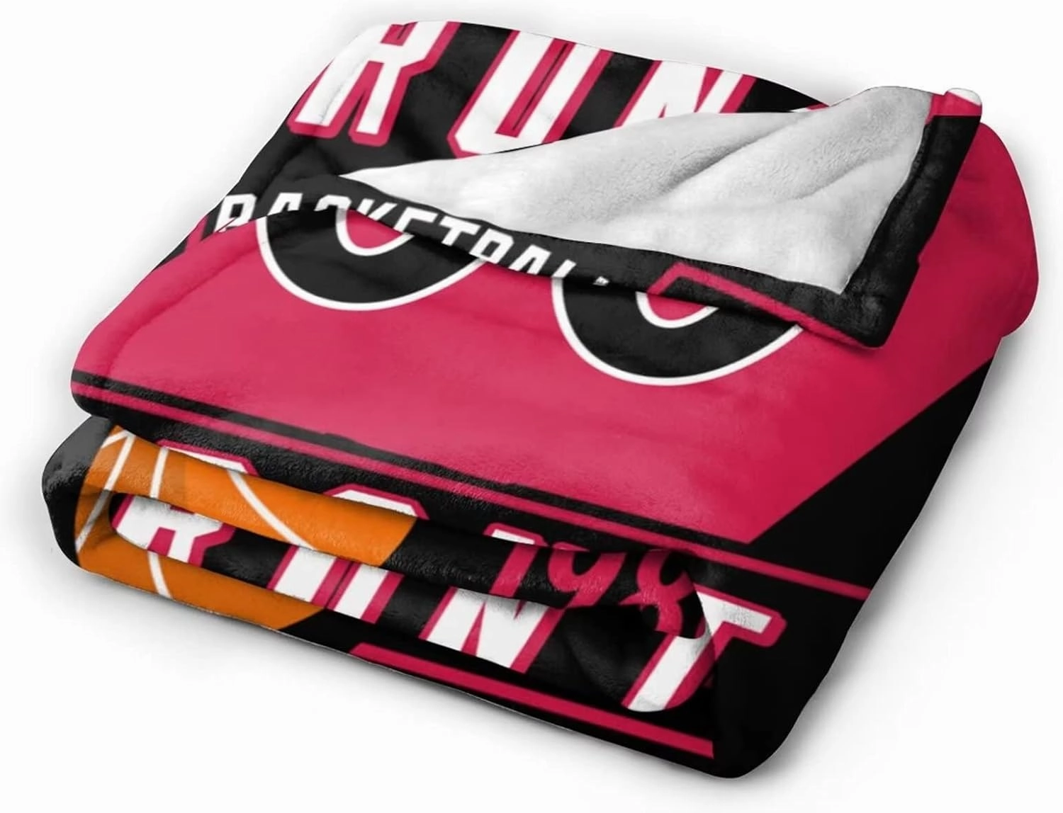 Custom Basketball Throw Blankets Personalized Ultra-Soft Micro Fleece Blankets with Name Numbers for Fans Gifts