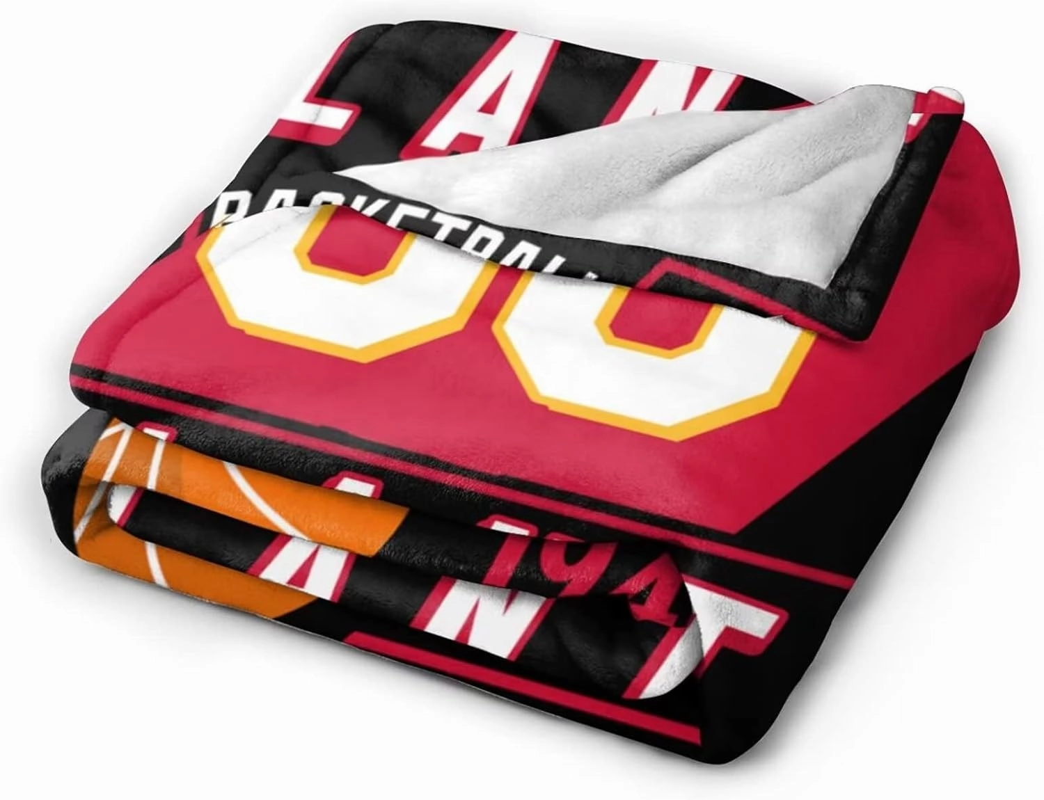 Custom Basketball Throw Blankets Personalized Ultra-Soft Micro Fleece Blankets with Name Numbers for Fans Gifts