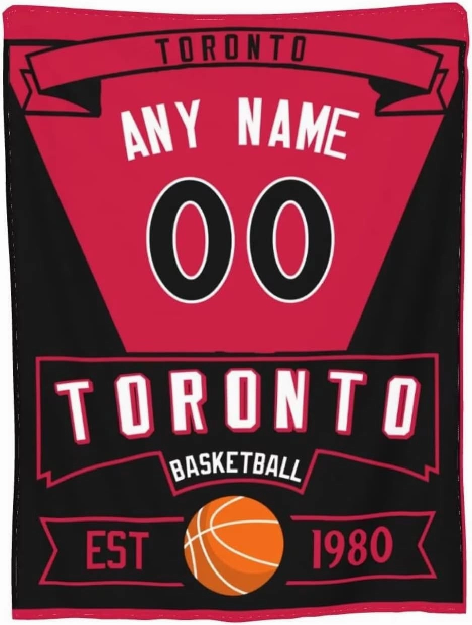 Custom Basketball Throw Blankets Personalized Ultra-Soft Micro Fleece Blankets with Name Numbers for Fans Gifts