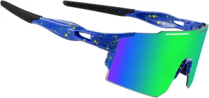Cycling Sunglasses Polarized Sunglasses for Cycling Men Women with 1 Lens or 3 Interchangeable Lens Baseball Glasses