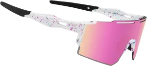 Cycling Sunglasses Polarized Sunglasses for Cycling Men Women with 1 Lens or 3 Interchangeable Lens Baseball Glasses
