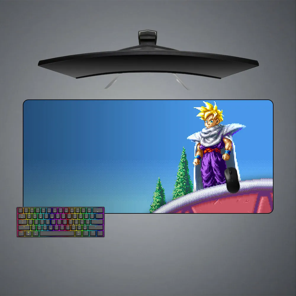 DBZ Gohan Pixel Art Design M-XXL Size Gaming Mouse Pad Computer Desk Mat