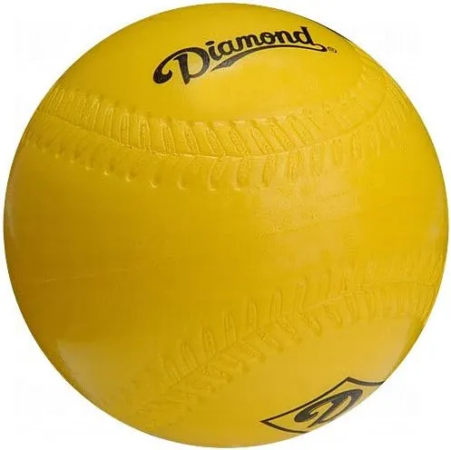Diamond Foam Practice Softballs 12 Ball Pack