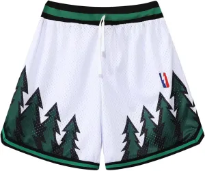 DIOTSR Mens Basketball Shorts Casual Retro Graphic Shorts Athletic Running Shorts Streetwear Designer Shorts with Pockets