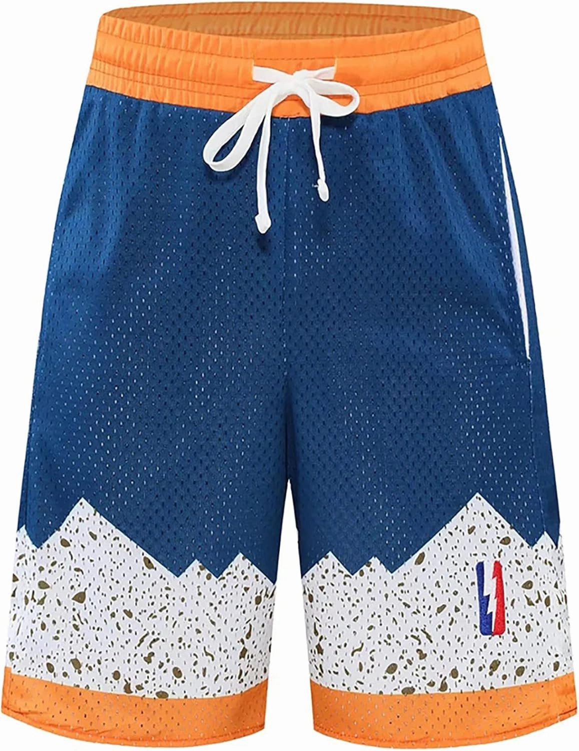 DIOTSR Mens Basketball Shorts Casual Retro Graphic Shorts Athletic Running Shorts Streetwear Designer Shorts with Pockets