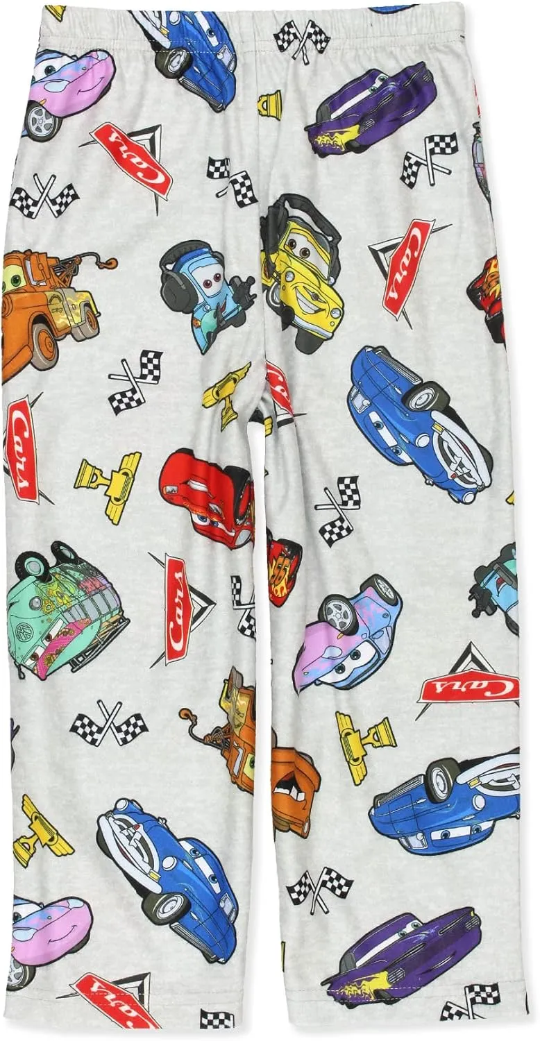 Disney Cars Toddler Kids Flannel Coat Style Pajamas Set