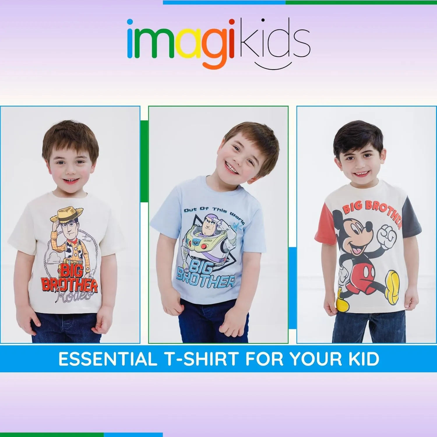 Disney Matching Family T-Shirt Newborn to Big Kid Sizes (Newborn - 10-12)