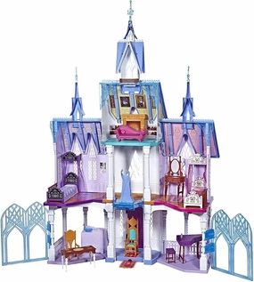 Disney Frozen Ultimate Arendelle Castle Playset Inspired by The Frozen 2 Movie, 5'. Tall with Lights, Moving Balcony, & 7 Rooms with Accessories