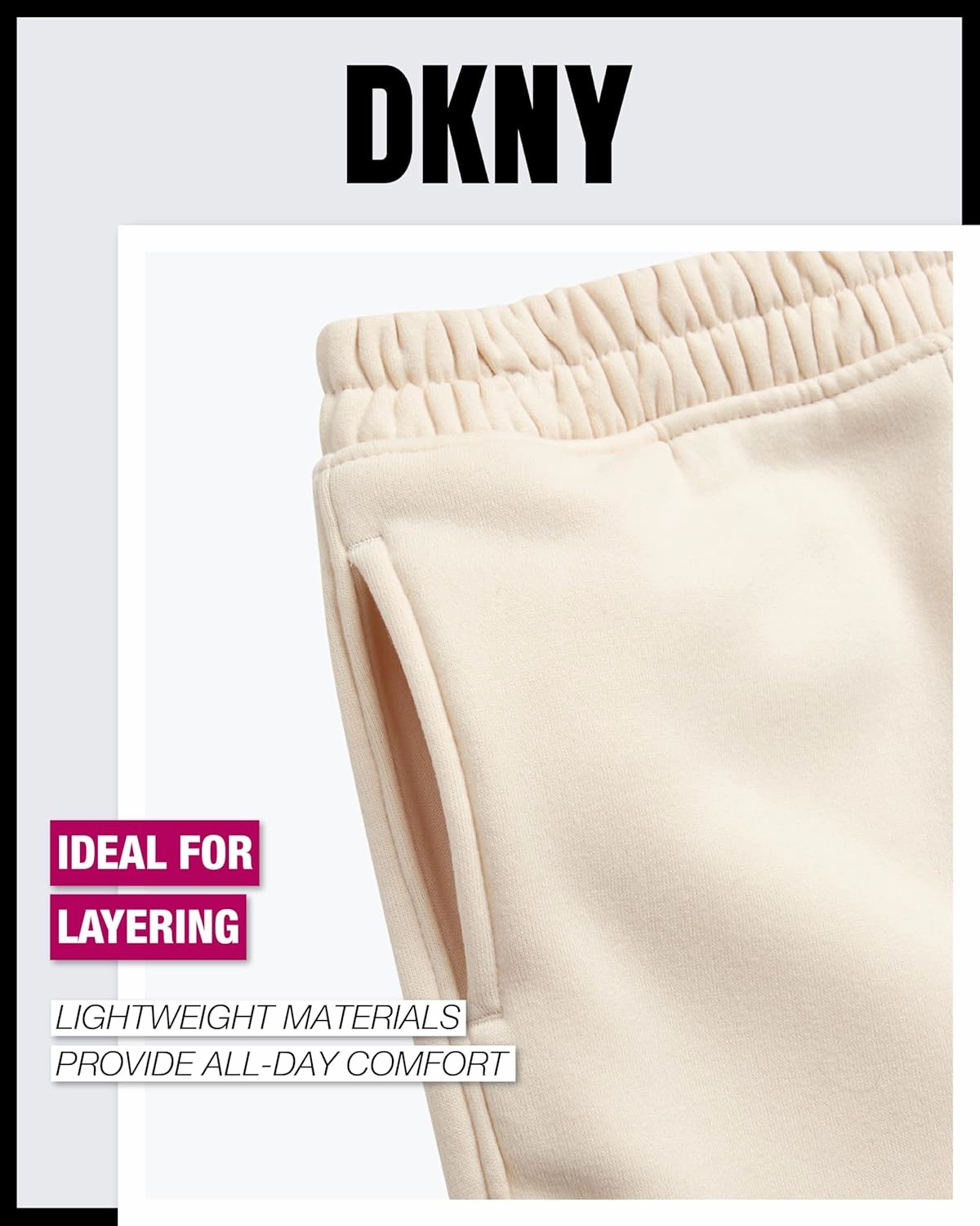 DKNY Girls 3-Piece Athletic Fleece Zip Sweatshirt Hoodie and Jogger Set (4-12)