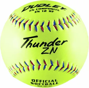 Dudley Non-Association Thunder ZN Slow Pitch Composite Soft Ball - Dozen