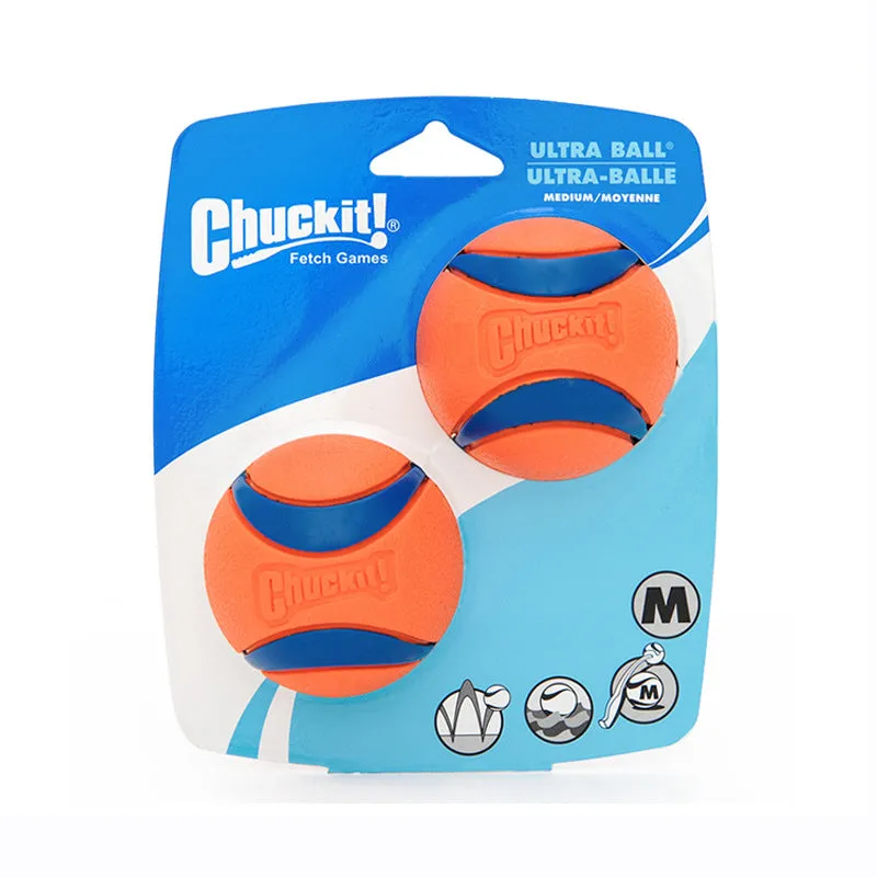 Durable Bite-Resistant Squeaky Ball – Floating Teething Toy for Puppies & Medium Dogs