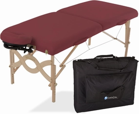 EARTHLITE Portable Massage Table Package AVALON – Reiki Endplate, Premium Flex-Rest Face Cradle & Strata Cushion, Carry Case (30”x73”)