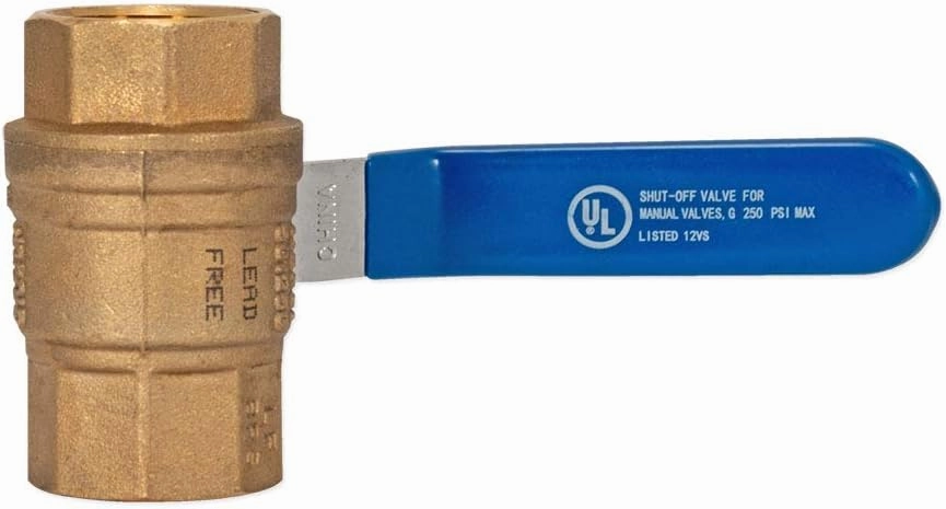 Eastman 3/4 Inch IPS Heavy Duty Full Port Ball Valve, Brass Plumbing Fitting, 20047LF