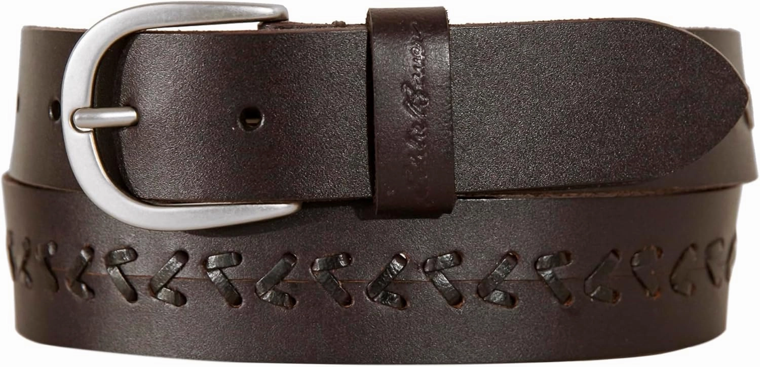 Eddie Bauer Women's Casual Leather Belts with Durable Metal Buckle
