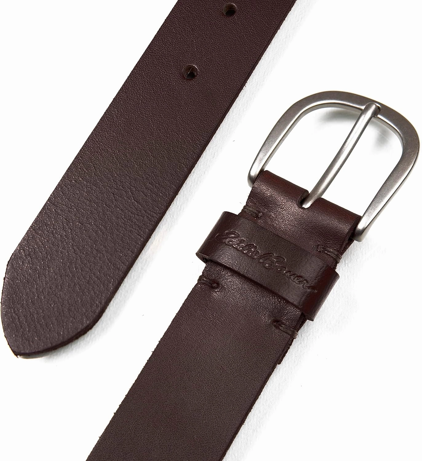 Eddie Bauer Women's Casual Leather Belts with Durable Metal Buckle