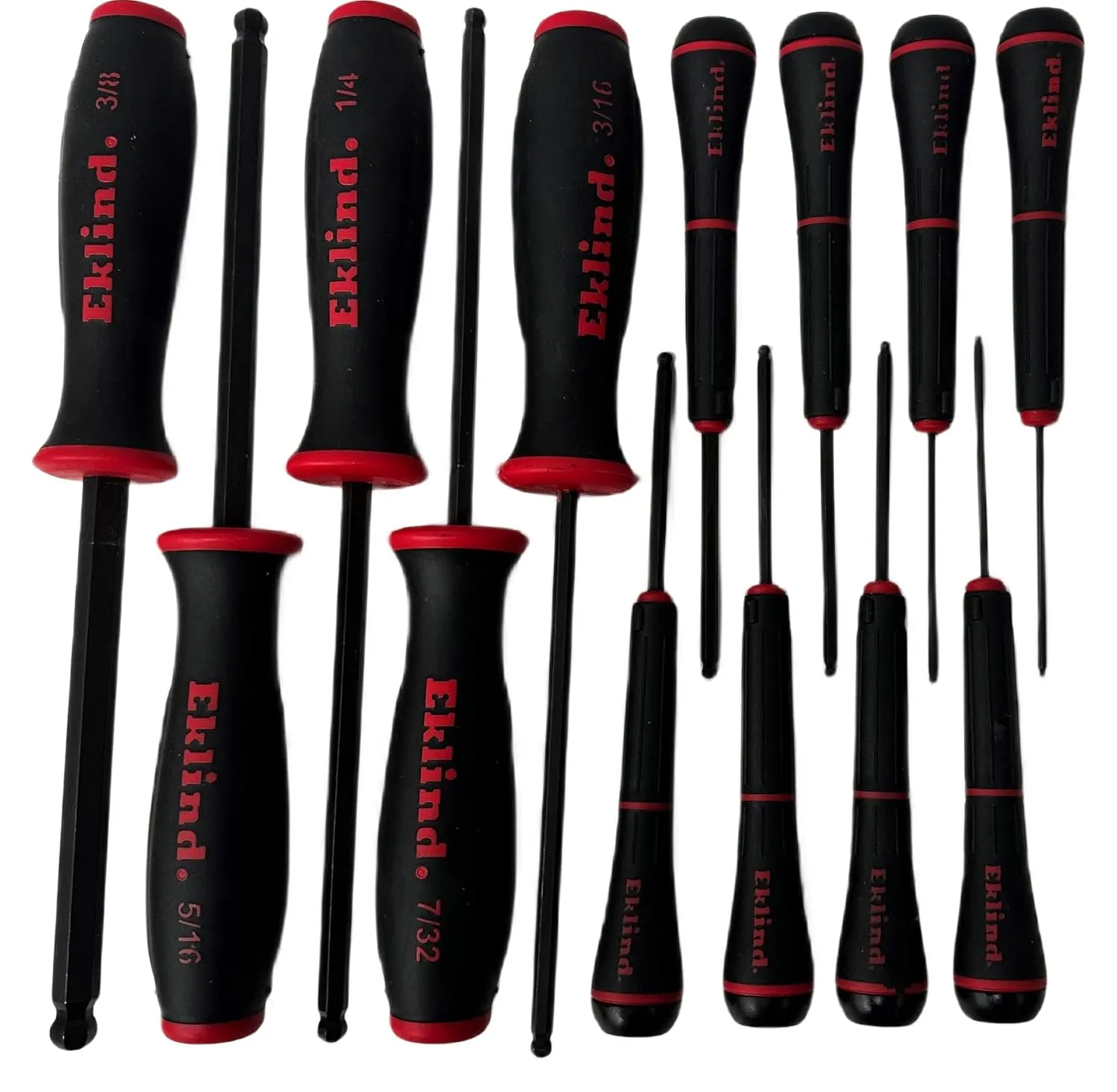 Eklind Tool 90113 Ball-Hex Allen Screwdriver Set, 13 Pieces