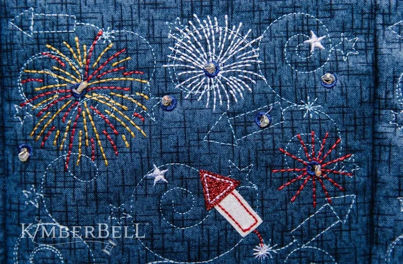 Embellishment Kit for Main Street Celebration Bench Pillow
