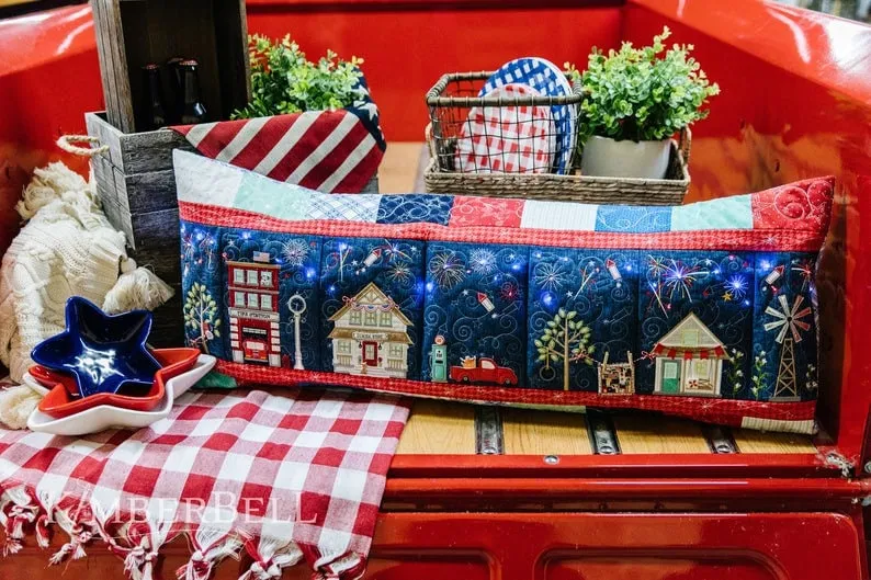 Embellishment Kit for Main Street Celebration Bench Pillow