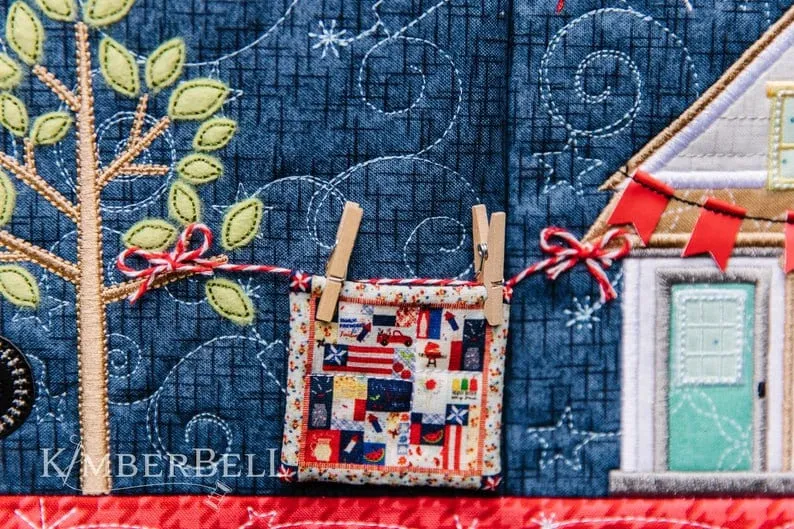 Embellishment Kit for Main Street Celebration Bench Pillow
